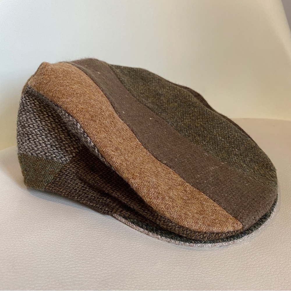 Boys Hana Hats Donegal Ireland Tweed Flat Cap Size Large